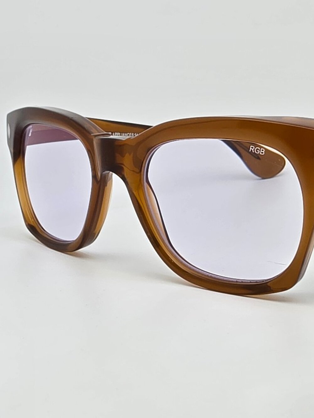 Caddis Muzzy Polished Gopher Frame Clear +2.00 Lens Reading Glasses 54-21-145